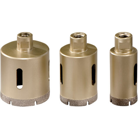 Metabo Fliesen-Diamantbohrkronen-Set "Dry", 3-teilig, M 14