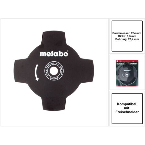 Metabo Grasmesser 4-flügelig