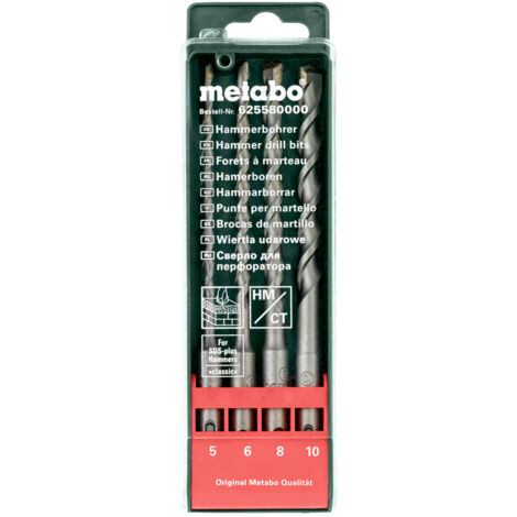 Metabo Hammerbohrer-Set SDS-plus-Kassette SP 4-teilig