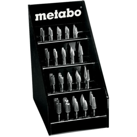 Metabo Hartmetall-Fräser-Display, 40-teilig