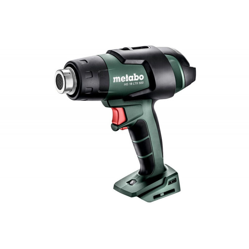 Metabo hg 18 ltx 500 610502850 pistolet à air chaud sans fil