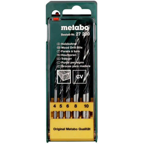 Metabo Holzbohrer-Kassette, 5-tlg.