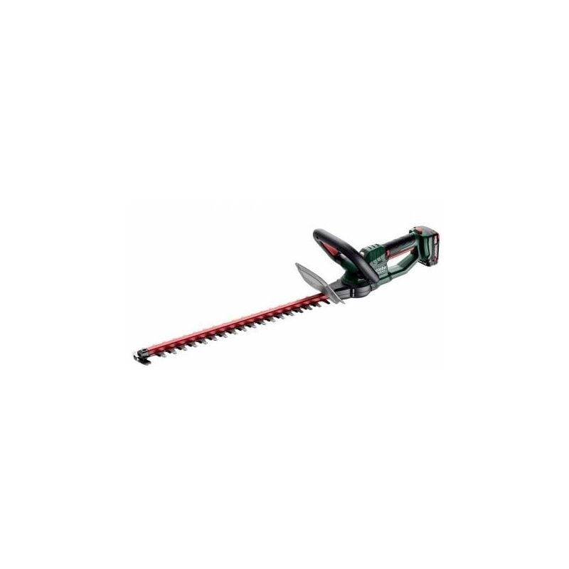 Taille-haies sans fil hs 18 ltx 55 avec batterie 2x 2,0 Ah + chargeur sc 30 - Metabo