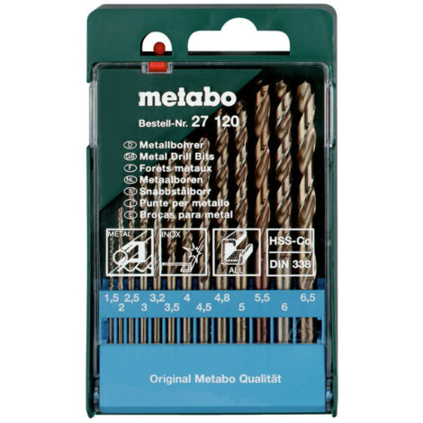 METABO HSS-Co-Bohrerkassette, 13-teilig (627120000)