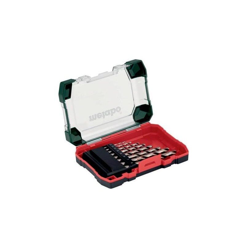 Image of Metabo - Bohrer-Set din 338 hss-g Nenn-Ø 2-8 hss 8-teilig Kunststoffkassette