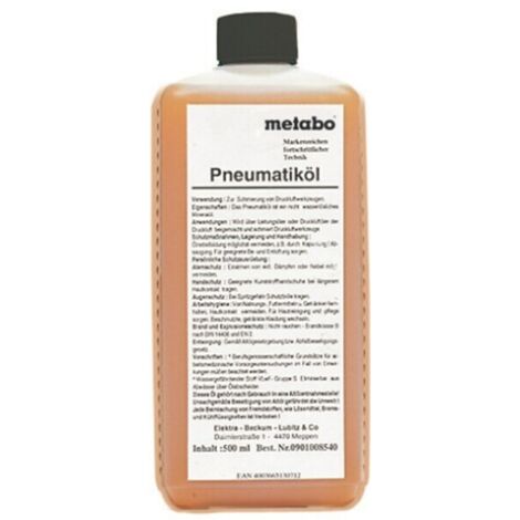 Metabo Huile spéciale 0,5 l pour outils à air comprimé - 0901008540