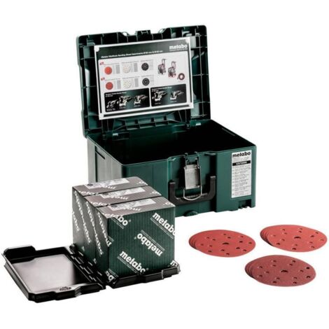 Metabo Juego de abrasivos multiagujeros 150 mm metal corindón