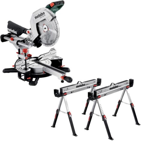 Metabo Kapp und Gehrungssäge KGS 305 M inkl Falt Arbeitsbock Sägebock SET MAB 82