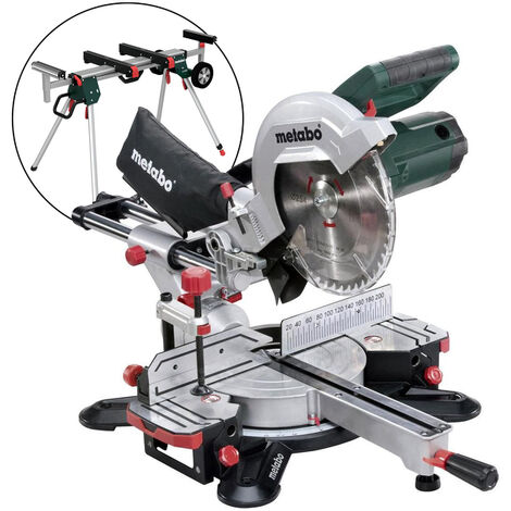Metabo KGS 254 M Coupe courte incl. châssis (KSU 251) - 1800W - 254 x 30mm