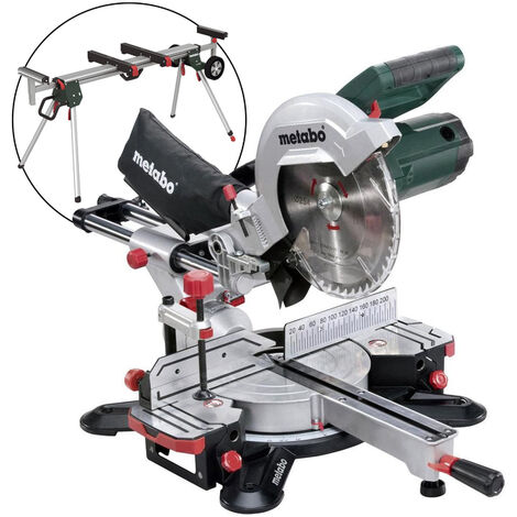 Metabo KGS 254 M - Scie à onglet radiale sur table (KSU 401) - 1800W - 254 x 30mm