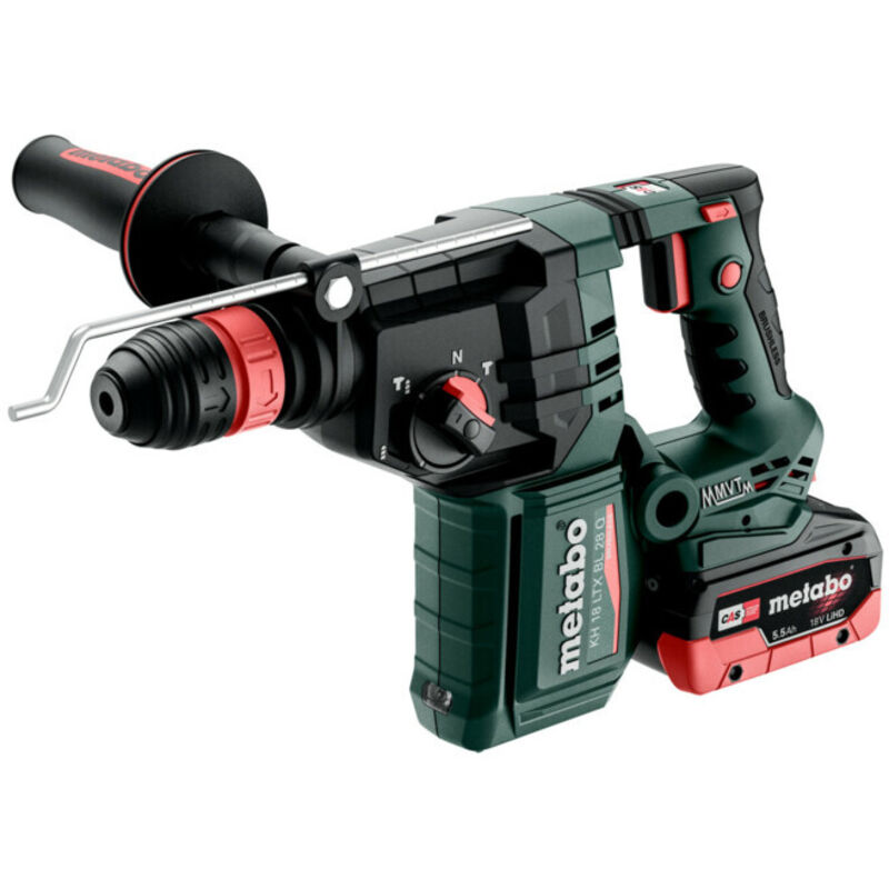 Marteau Perforateur Sans Fil Metabo KH 18 LTX BL 28 Q – 18V, 3 Joules, SDS-Plus - vue 3