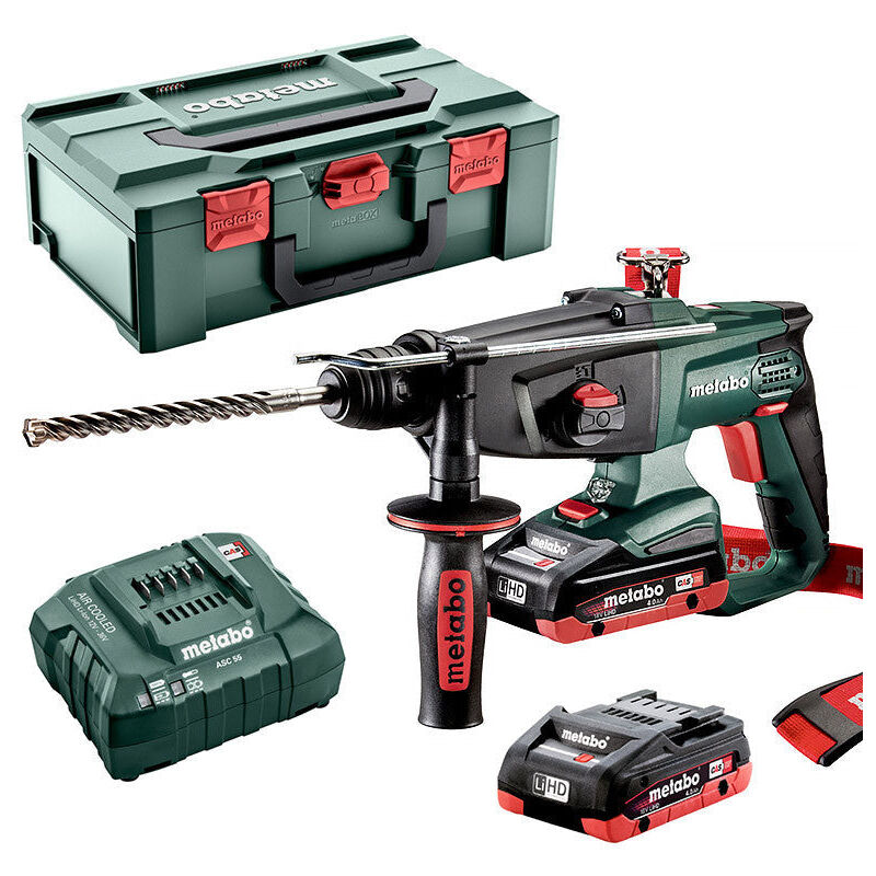 Metabo - Marteau perforateur burineur kha 18 ltx (2 x 4,0 Ah)