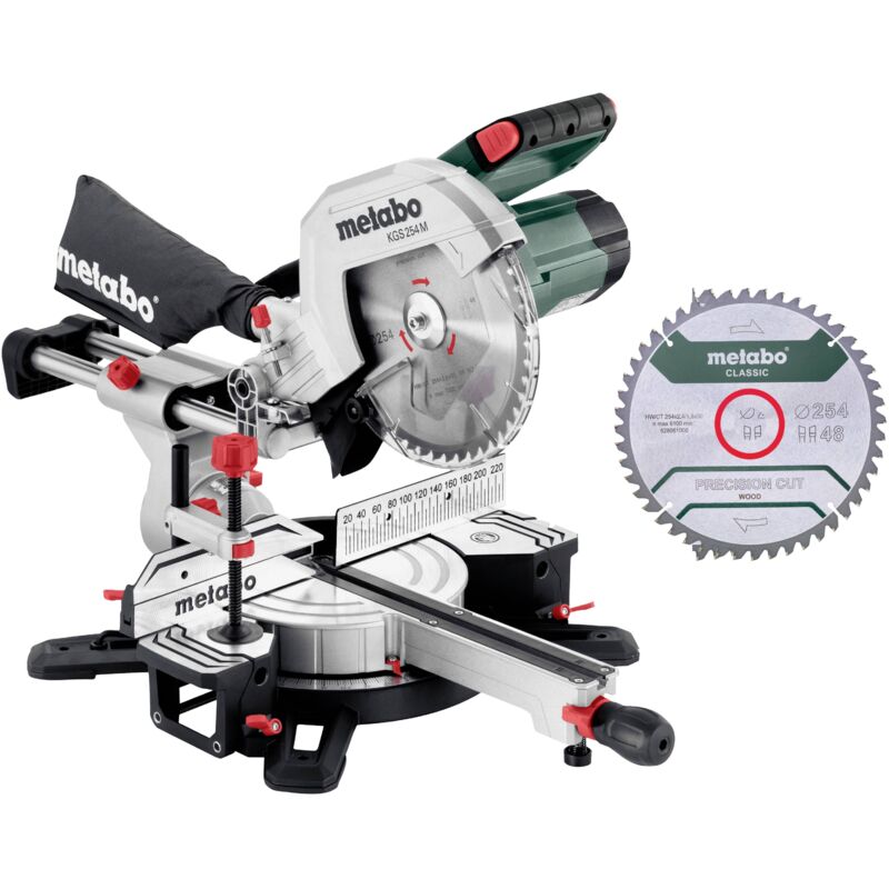 Metabo - 613254900 Scie à onglet 254 mm 30 mm 1450 w R421172