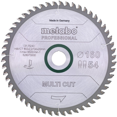 Metabo Kreissägeblatt Multi Material 190x30 mm 56 Z / TZ 8° Handkreissägen