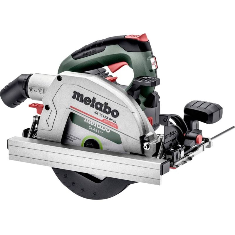 Image of Metabo - ks 18 ltx 66 bl Sega circolare a batteria Profondità di taglio max. (90 °) 66 mm senza batteria 18 v