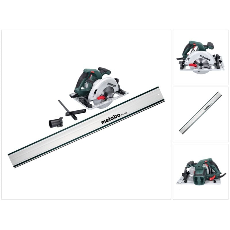 Image of Metabo KS 55 FS Handkreissäge 1200 W 160 mm + Kreissägeblatt + Führungsschiene