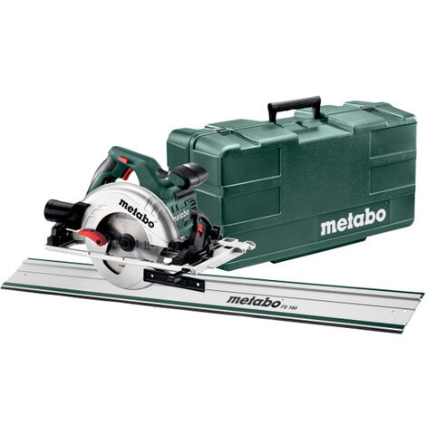 Metabo KS 55 FS SET 16 cm Bleu, Vert, Rouge, Acier inoxydable 5600, 4400 1200 W