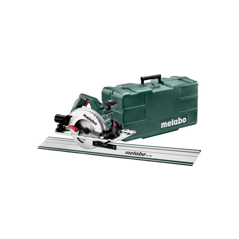 

Metabo - KS 55 FS Sierra circular y riel de guía (1600mm) en maletín - 1200W - 160mm