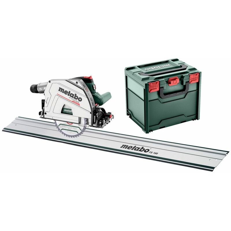 

Metabo - KT 18 LTX 66 BL 18V Litio-ion Batería Sierra circular de inmersión ( solo máquina) con riel guía en x - 165 x 20 mm - 66 mm