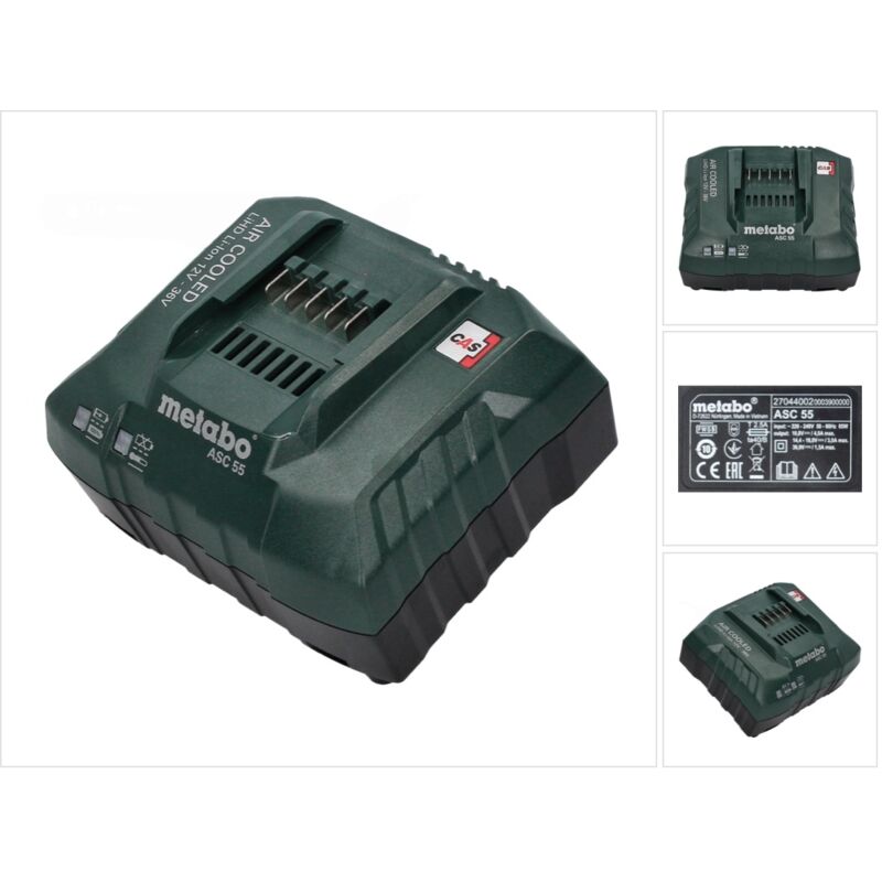 Metabo - Ladegerät Asc 55 'air Cooled' 12-36 V Eu 627044000