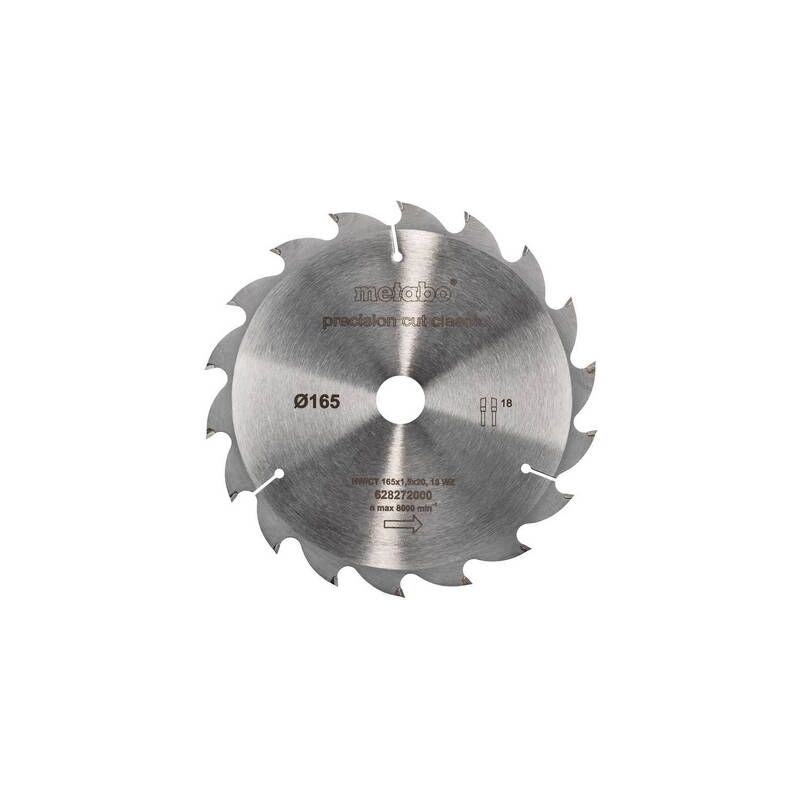 Metabo - lame de scie circulaire 628272000 165 mm 1 pc(s)
