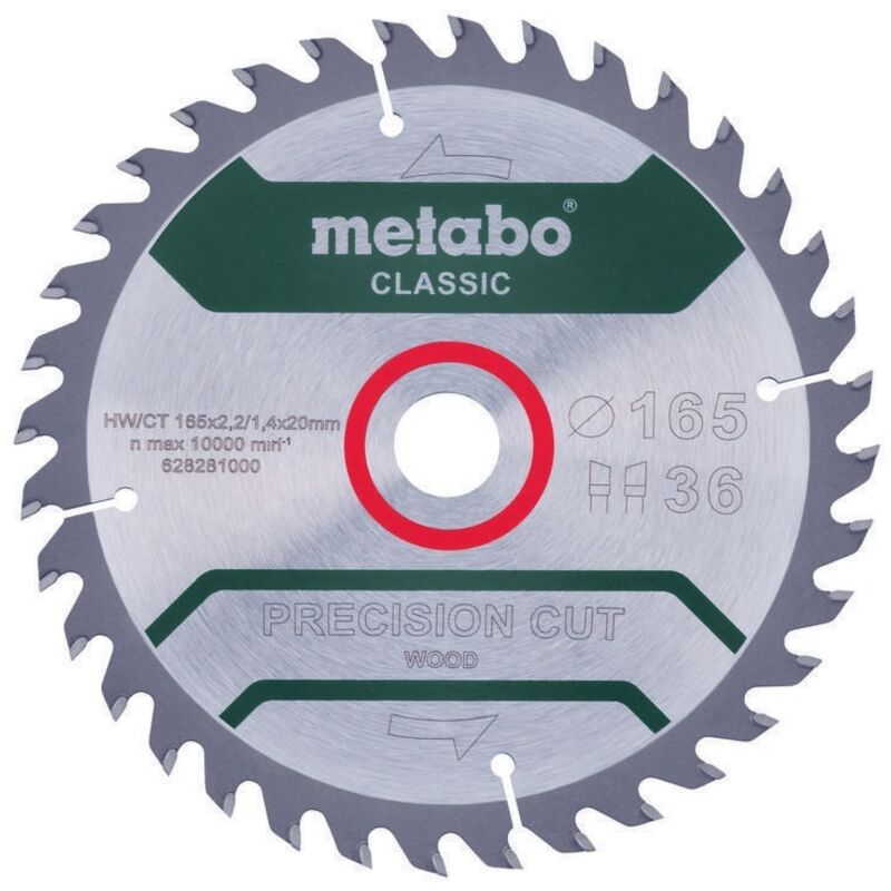 Kreissägeblatt precision cut wood classic D165x2 21 4xBohrung20mm Z.36 wz