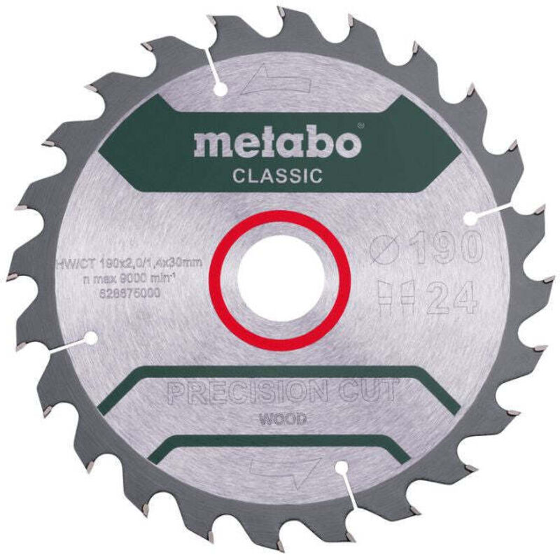 Lame pour scie circulaire METABO KS66FS 24 dents Acier Pour bois tendre et dur