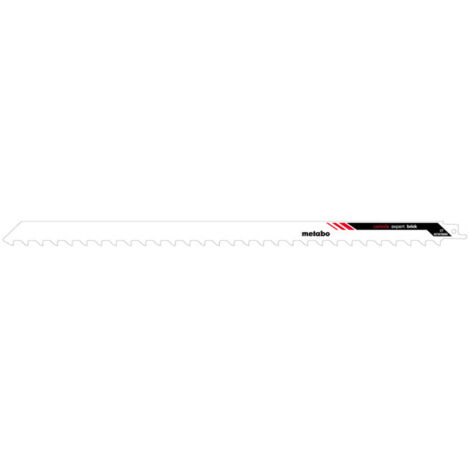 Metabo Lame de scie sabre, béton alvéolé, série « expert », 400 x 1,5 mm (631819000)
