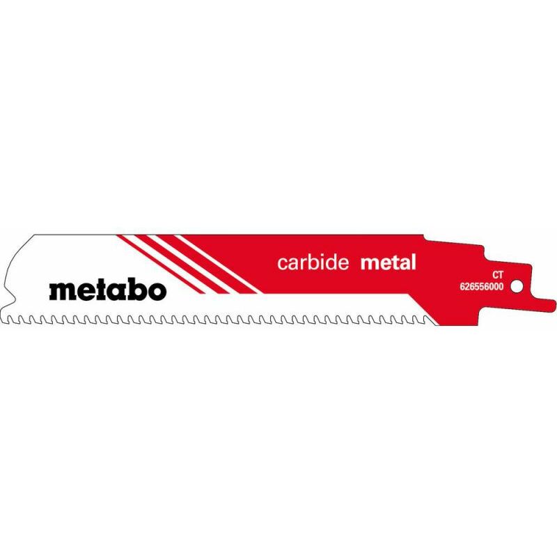 Metabo - Lame de scie sabre carbure métallique 150 x 1,25 mm, ct, 3mm/8TPI (626556000)