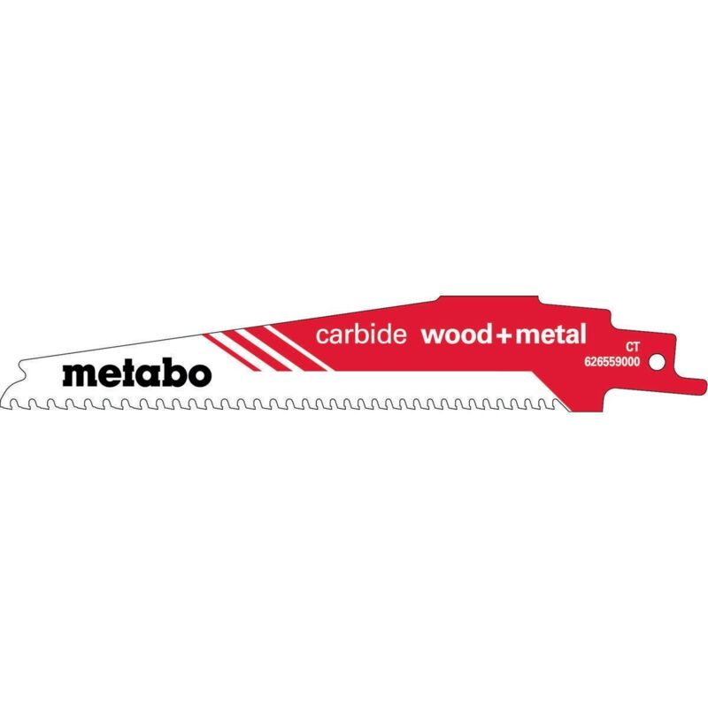 Metabo Lame de scie sabre carbide wood + metal 150 x 125 mm 626559000