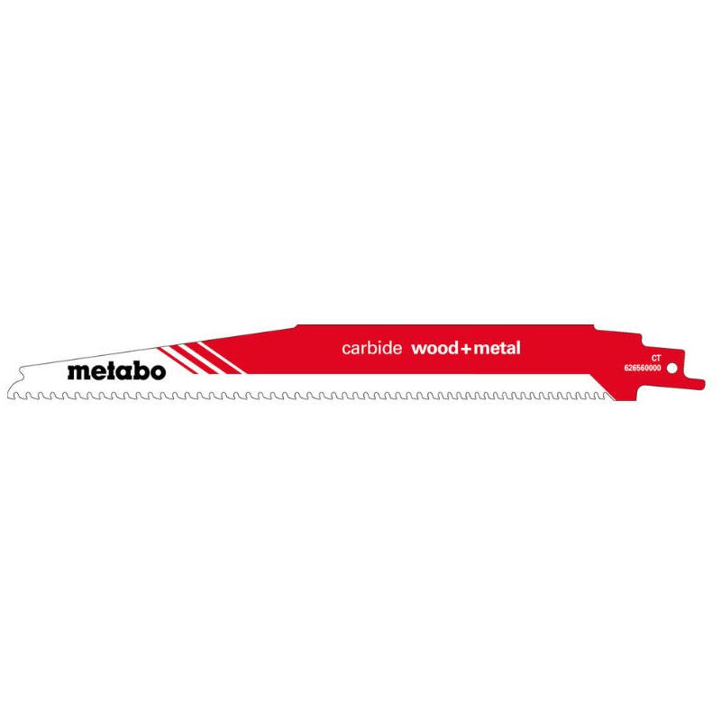 Metabo - Lame de scie sabre Carbide Wood + Metal 626560000 - 225x1,25mm