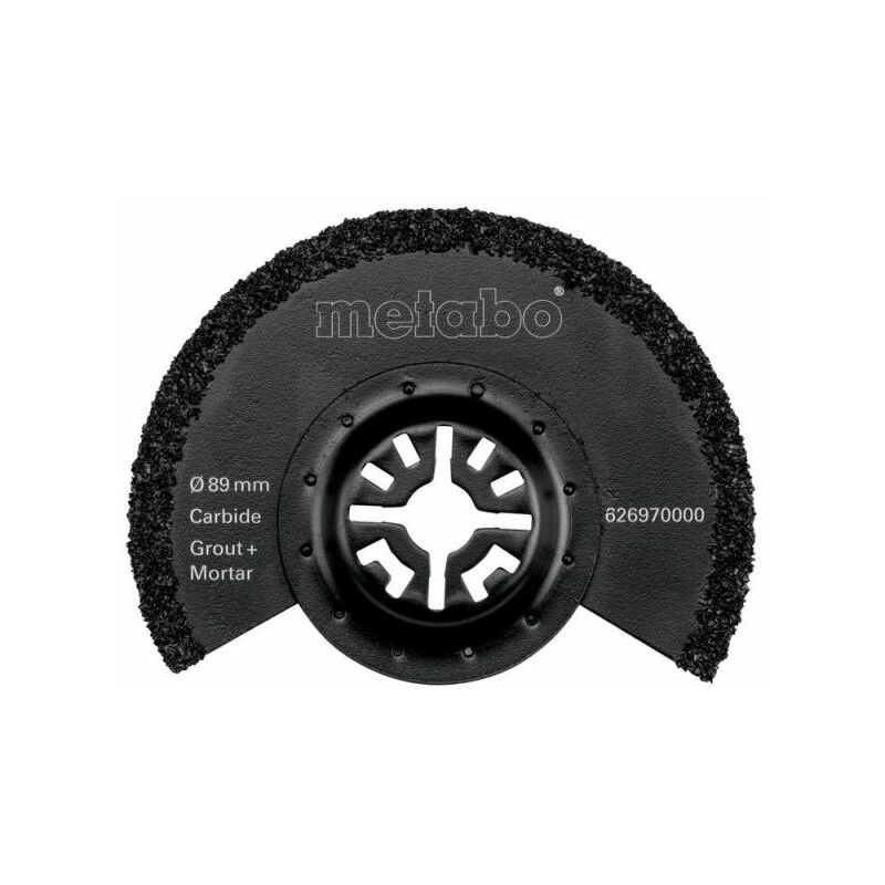 Lame de scie segmentée Classic, joints et mastic, hm, ø 89 mm (626970000) - Metabo