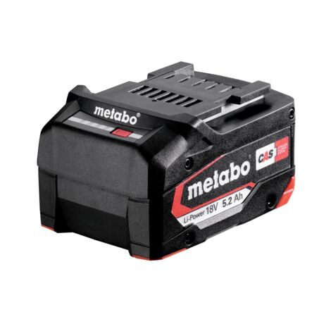 Metabo Li-POWER 18v 5.2AH Battery CAS Compatible AIR COOL 18 V Battery 625028000