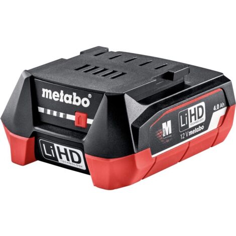 Metabo LiHD Akkupack 12 V 4,0 Ah / 4000 mAh Li-Ion mit Ladestandanzeige ( 625349000 )