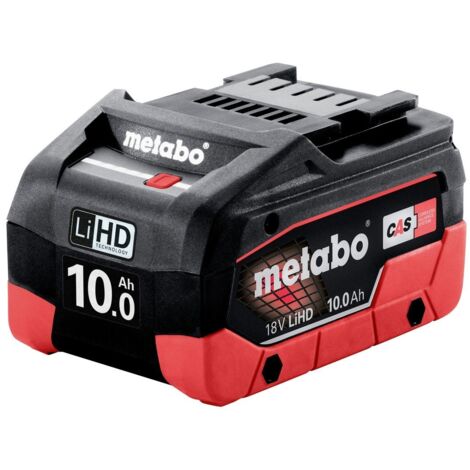 Metabo LiHD Batteria 18V - 10,0 Ah Li-Ion ( 625549000 ) - CAS system