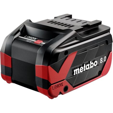 Metabo LiHDX Ersatzakku 18 V - 8,0 Ah Akkupack Schiebeakku CAS Akku Mafell