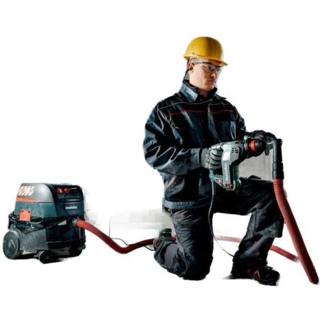 Metabo – Marteau combiné 800 W – Énergie de frappe 3.1 J – SDS-plus – Perçage béton jusqu'à 32 mm – Moteur pour travaux intensifs - 600659000