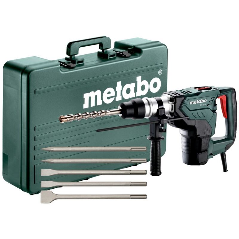 

Metabo Martillo combinado SDS-Max KH 5-40 Set con cinceles en maletín
