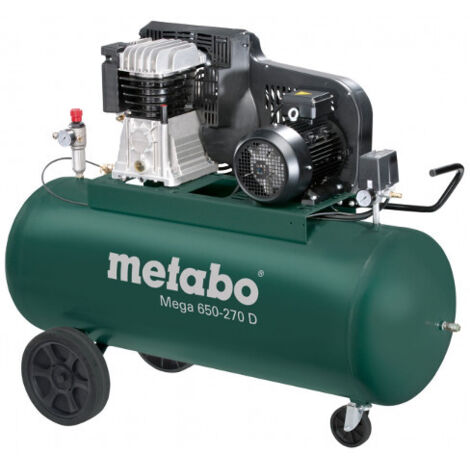 Metabo Mega 580-200 D - compresor 3 CV 50 litros correa trifásico