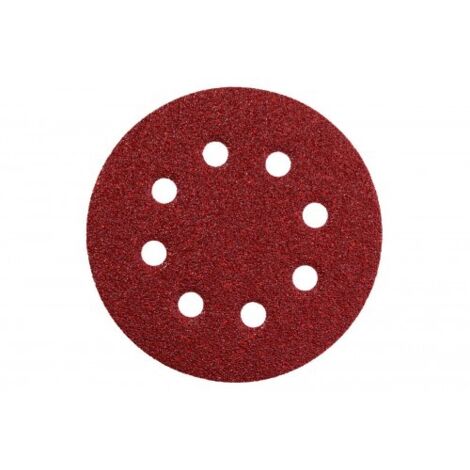 METABO MET-631236000 Set 5 hojas de lijar Pro perf.,Madera y metal Enganche velcro D125mm grano P320