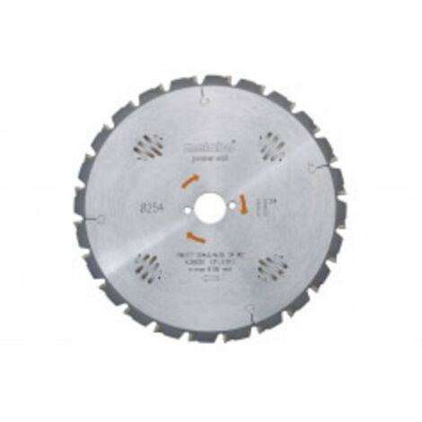 Metabo Metabowerke 628025000 Lame de scie circulaire 254 mm 1 pc(s)