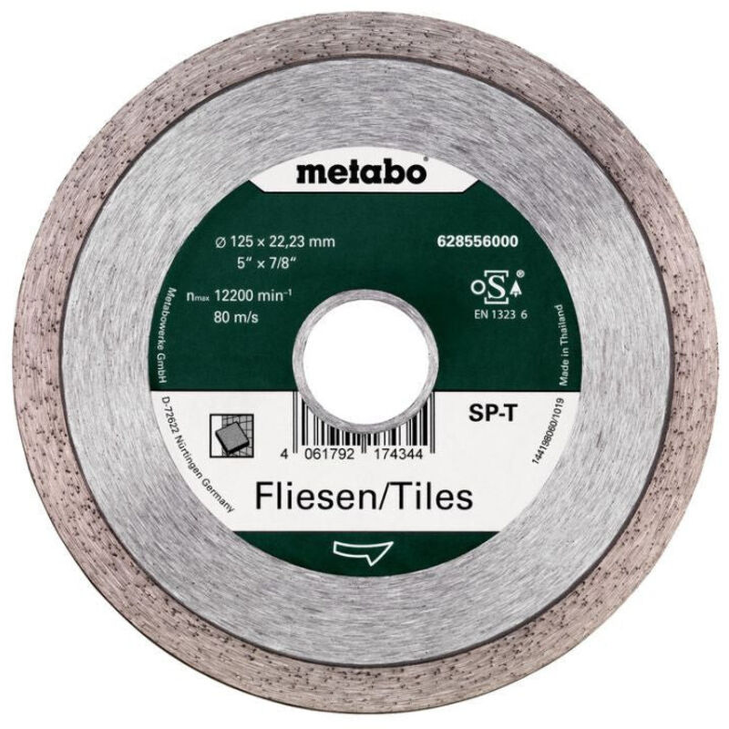Metabo Diamanttrennscheibe SP - T, 125x22,23 mm, Fliesen