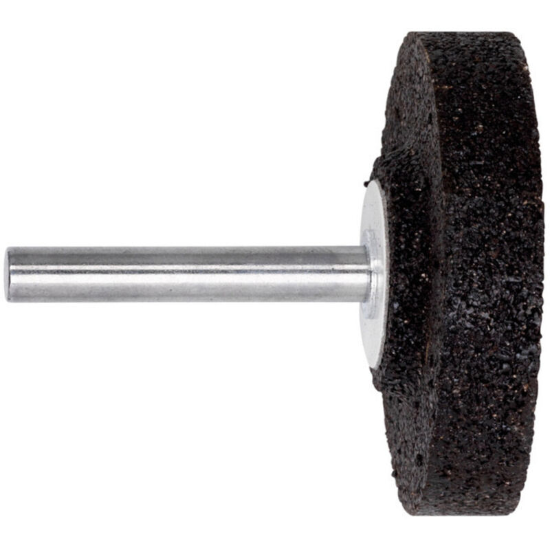 Meule sur tige en corindon 50 x 10 x 40 mm queue de 6 mm k 24 cylindrique Metabo