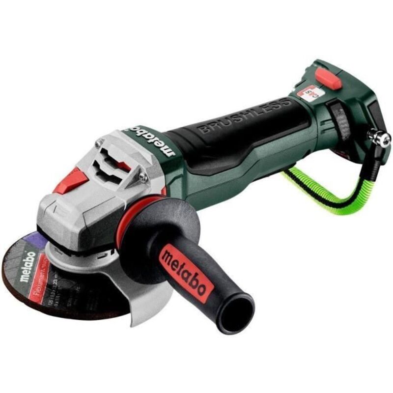 Meuleuse d'angle sans fil Metabo wpba 18 ltx bl 15-125 Quick ds - 18 v Metabo x 165 l