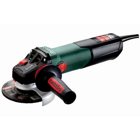 Metabo – Meuleuse Ø125 mm filaire 1700W – Moteur Marathon pour acier et béton – Système VTC pour vitesses adaptées – 600517000 - WEV 17-125