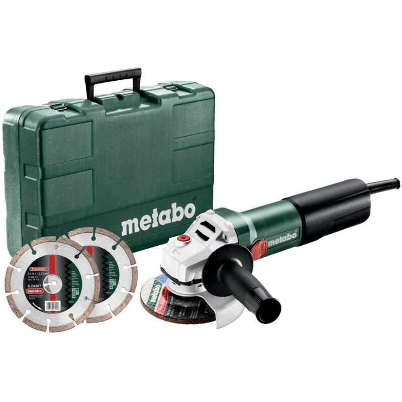 Meuleuse d'angle METABO WQ 1100-125 SET