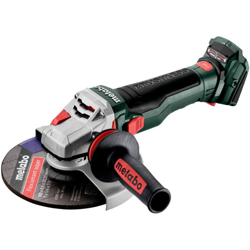 Meuleuse 180 mm 18 v wb 18 ltx bl 15-180 (sans batterie ni chargeur), coffret - Metabo