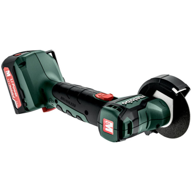 Meuleuse d'angle METABO PowerMaxx CC 12 B Sans fil 12 V Professionnelle 76 mm