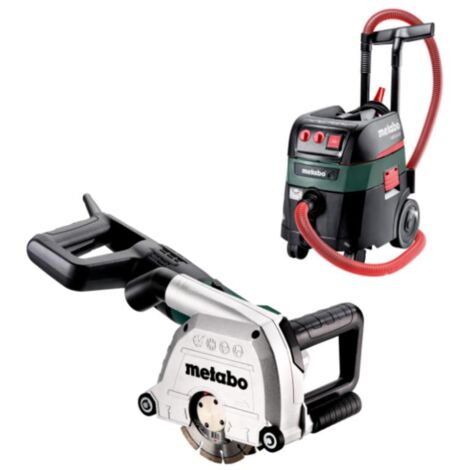 Metabo MFE 40 Wall Chaser & ASR 35 M ACP Dust Extractor Kit 240V