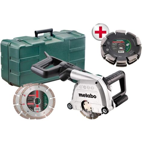 Metabo MFE40 110v 1900W 40mm Wall Chaser c/w TRIPLE BLADE